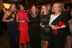 South Dublin County Business Awards, Citywest Hotel, 18 October 2019.  Marcella Greenan, Martina Maher, Noelle Donovan, Lisa Campion and Brigette Rea from Roadstone